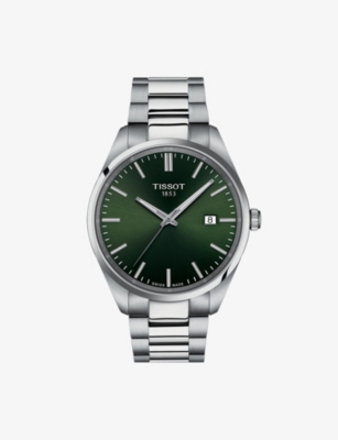 Tissot Mens Green T150.410.11.091.00 Pr 100 Stainless-steel Quartz Watch