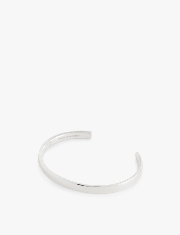 886 Poem engraved sterling-silver cuff