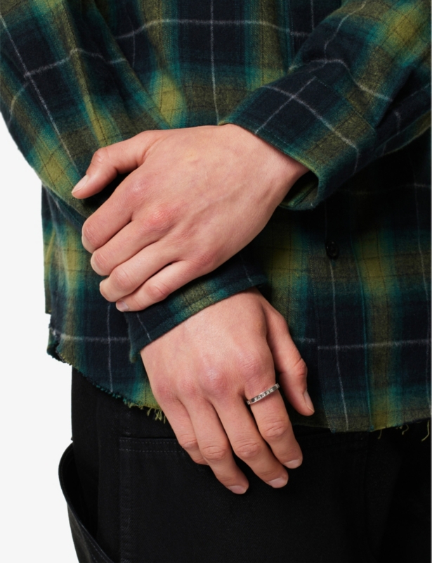 886 Tutamen small sterling-silver ring