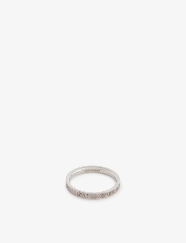 886 Tutamen small sterling-silver ring