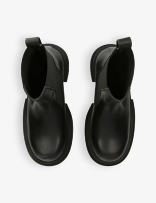 RICK OWENS: Beatle Bogun leather heeled boots