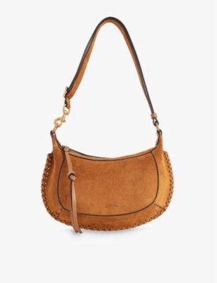 Isabel Marant Oskan Moon Shoulder Bag In Cognac