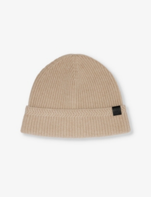 TOM FORD: Brand-appliqué wool and cashmere beanie