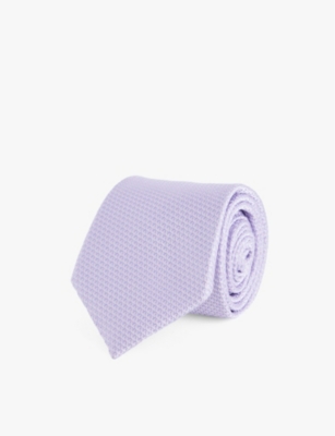 TOM FORD: Textured wide-blade silk tie