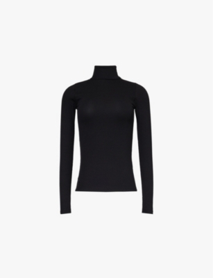 POLO RALPH LAUREN: Turtleneck slim-fit knitted top