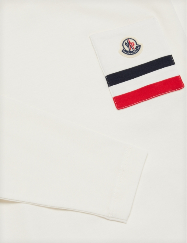 Logo-patch long-sleeve cotton T-shirt 4-10 years
