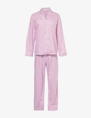DEREK ROSE: Capri relaxed-fit cotton pyjama set