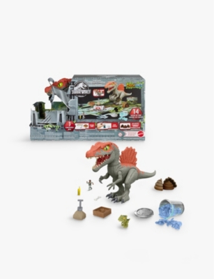 JURASSIC WORLD: Crushivores Spinosaurus Cage Crasher dinosaur figure 32.5cm