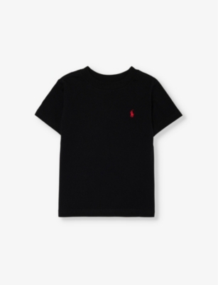 POLO RALPH LAUREN: Boys' logo-embroidered cotton-jersey T-shirt
