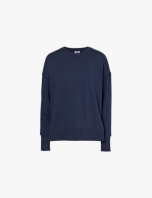 SWEATY BETTY: After Class relaxed-fit organic cotton-blend sweatshirt