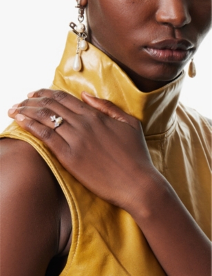 VIVIENNE WESTWOOD JEWELLERY: Feodora recycled-silver ring