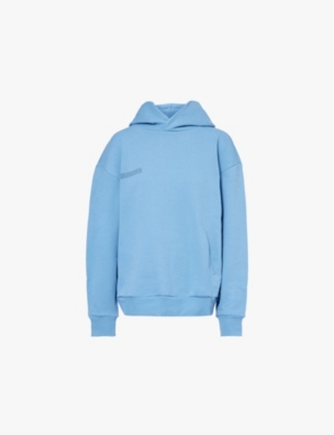PANGAIA: Logo-print relaxed-fit cotton-jersey hoody