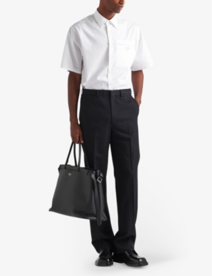 Prada Short Sleeve Shirt In White