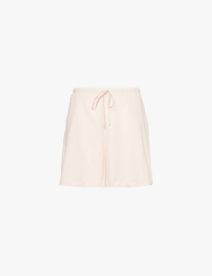SKIN: Camille elasticated-waist cotton-jersey shorts