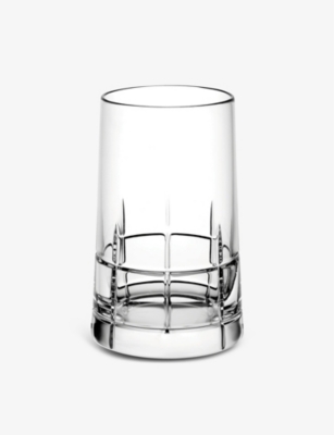 CHRISTOFLE: Graphik crystal-glass vodka glasses set of four