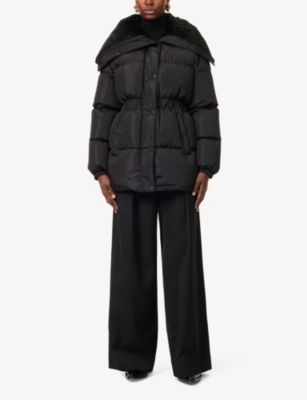 MONCLER: Brasseurs high-neck regular-fit shell-down jacket