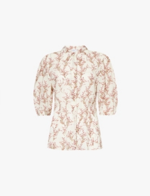 GABRIELA HEARST: Luhan floral-print wool shirt