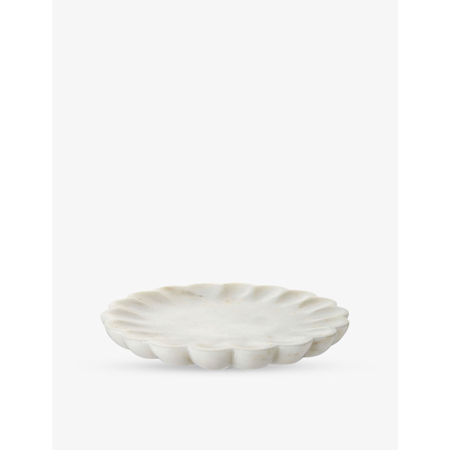 The White Company Scalloped Marble Plate 20cm