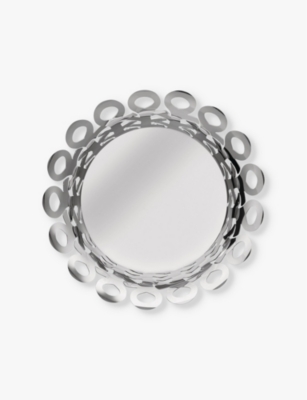 ALESSI: Vimini small stainless-steel basket 22cm