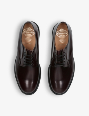 Church Mens  Shannon Lace-up Leather Derby Shoes In Wine