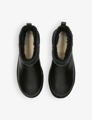 UGG: Classic Ultra Mini leather ankle boots