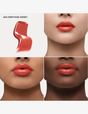 Burberry 604 Heritage Honey Brit Shine Lipstick 3g In 604 Heritage Honey