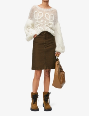 LOEWE: Anagram relaxed-fit mohair-blend jumper
