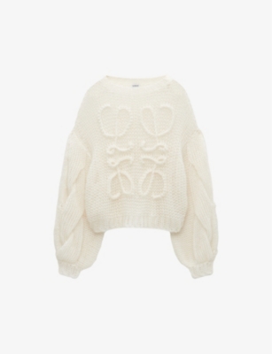 LOEWE: Anagram relaxed-fit mohair-blend jumper