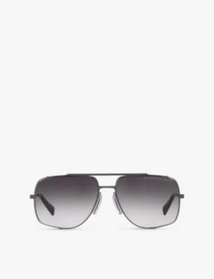 DITA: D4000449 MIDNIGHT SPECIAL DRX 2010 Square-Frame Titanium Sunglasses