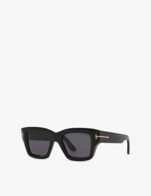 Tom Ford Womens Tr001877 Ilias Square-frame Acetate Sunglasses