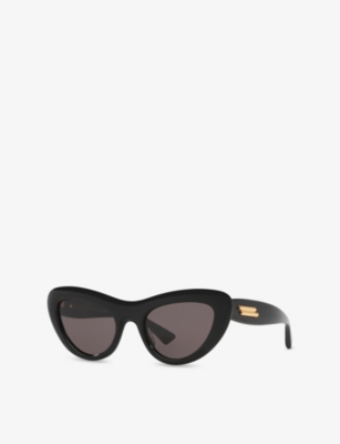 Ralph Lauren Womens Black Bv1282s Cat Eye-frame Acetate Sunglasses