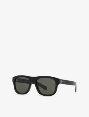 Gucci Womens Black Gg1509s Round-frame Acetate Sunglasses