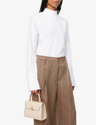 LAUNER: Judi leather shoulder bag