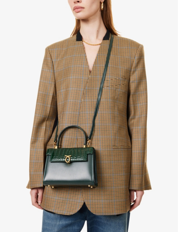 Judi leather shoulder bag