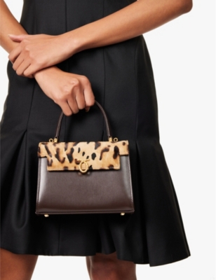 LAUNER: Judi leather shoulder bag