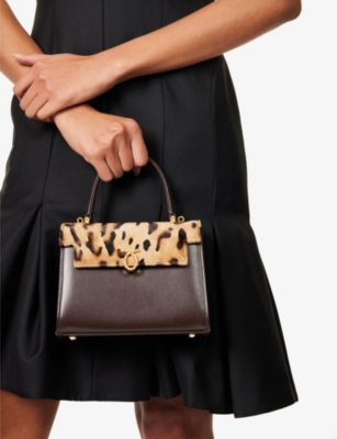 Judi leather shoulder bag