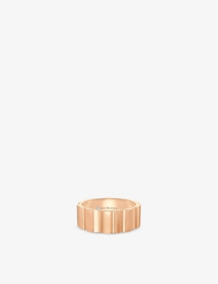 DE BEERS JEWELLERS: RVL 18ct rose-gold ring