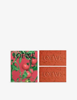 Loewe Tomato Pack Of Two Scented Soap Bars 125g