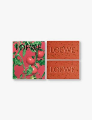LOEWE: Tomato pack of two scented soap bars 125g