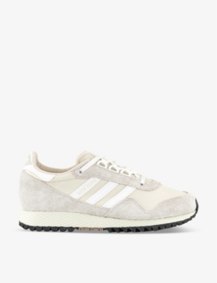 ADIDAS New York mesh and suede low top trainers Selfridges