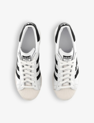 ADIDAS: Superstar 82 leather low-top trainers