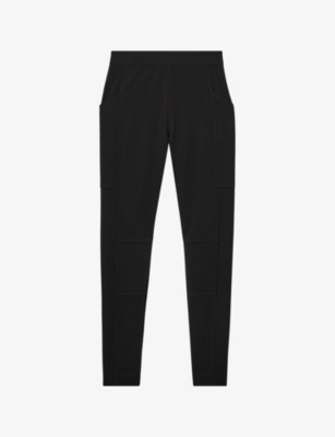 REISS: Jules panelled skinny-fit jersey trousers