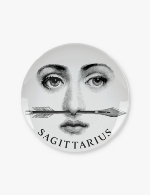 FORNASETTI: N.356 Sagittarius porcelain wall plate 26cm