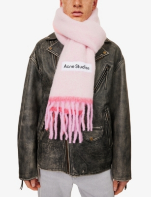 Acne Studios Womens Pink Scarf In Pink