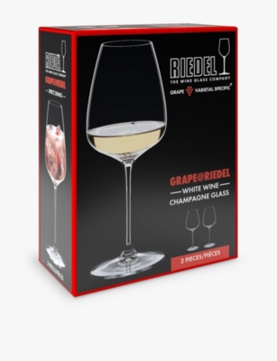 RIEDEL: Grape, Champagne and Spritz glasses set of two