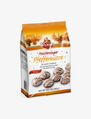 WICKLEIN: Pfeffenusse glazed gingerbread and dark-chocolate cookies 300g