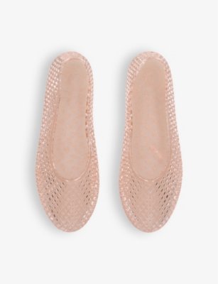 Ancient Greek Sandals Iro Jelly Ballerina Shoes In Orange