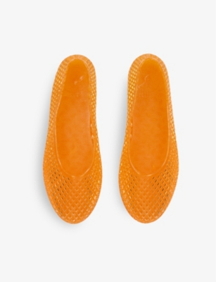 ANCIENT GREEK SANDALS: Iro mesh-textured PVC flats