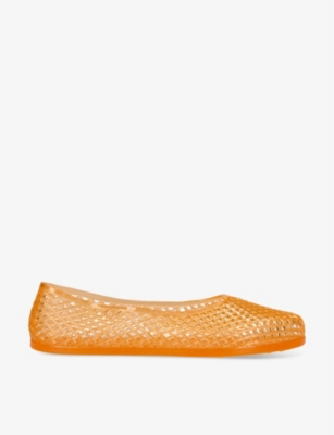 ANCIENT GREEK SANDALS: Iro mesh-textured PVC flats