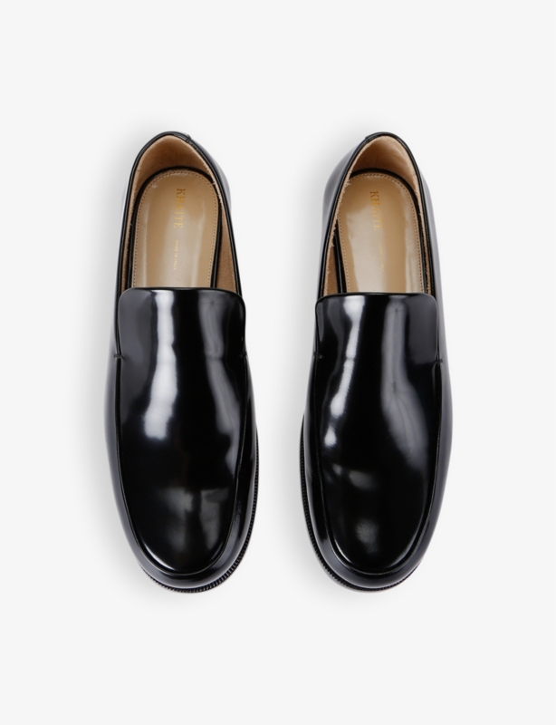 Alessio slip-on flat leather loafers